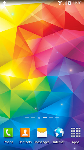 Crystals Live Wallpaper - Image screenshot of android app