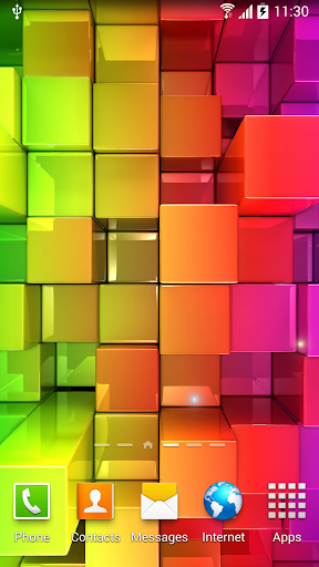 Crystals Live Wallpaper - Image screenshot of android app