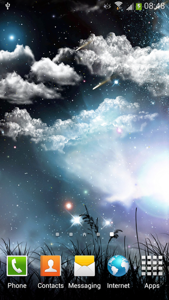 Falling Stars Live Wallpaper - Image screenshot of android app