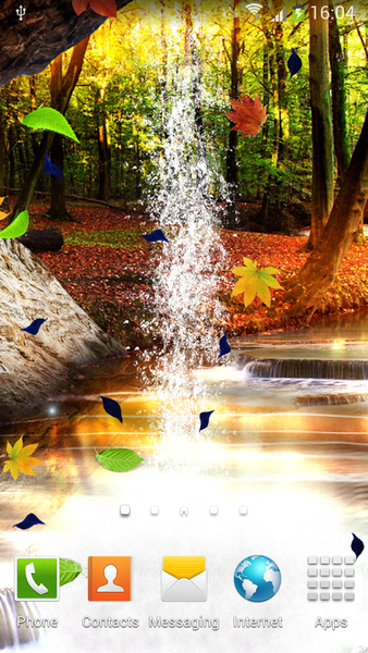 Forest 3D Waterfall Wallpaper - Image screenshot of android app