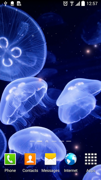 Jellyfish Live Wallpaper - Image screenshot of android app