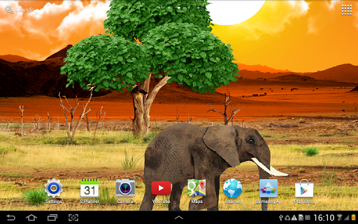 Safari Live Wallpaper - Image screenshot of android app