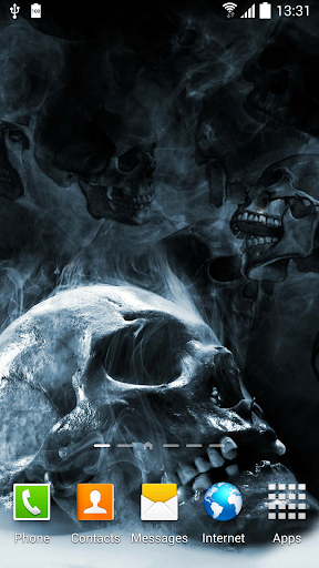 Skulls Live Wallpaper - عکس برنامه موبایلی اندروید