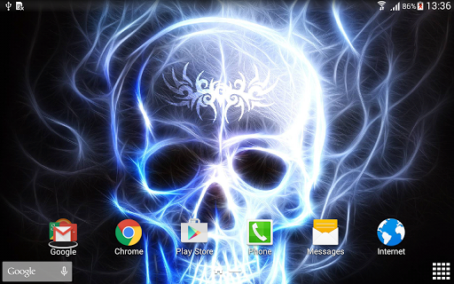Skulls Live Wallpaper - عکس برنامه موبایلی اندروید