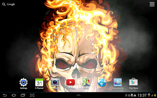Skulls Live Wallpaper - عکس برنامه موبایلی اندروید
