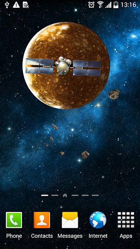 Space Live Wallpaper - Image screenshot of android app