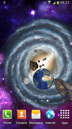 3D Space Live Wallpaper - Image screenshot of android app