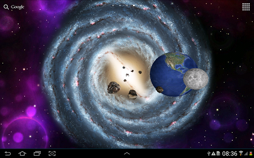 3D Space Live Wallpaper - Image screenshot of android app