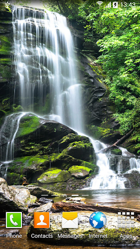 Waterfalls Live Wallpaper - Image screenshot of android app