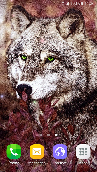 Wolves Live Wallpaper - عکس برنامه موبایلی اندروید