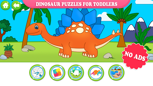 Dinosaur Puzzles for Kids - Gameplay image of android game