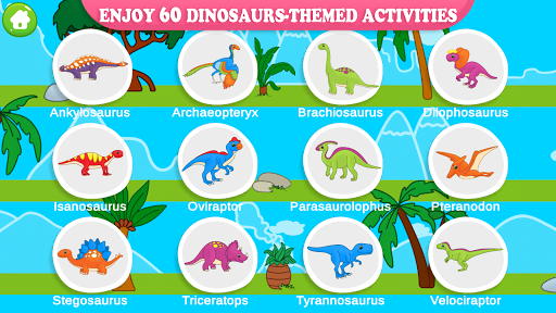 Dinosaur Puzzles for Kids - عکس بازی موبایلی اندروید