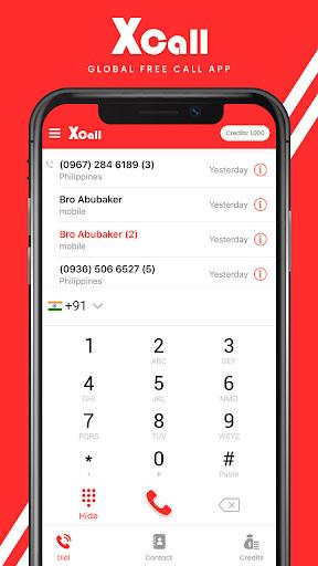 XCall - Global Call App - Image screenshot of android app