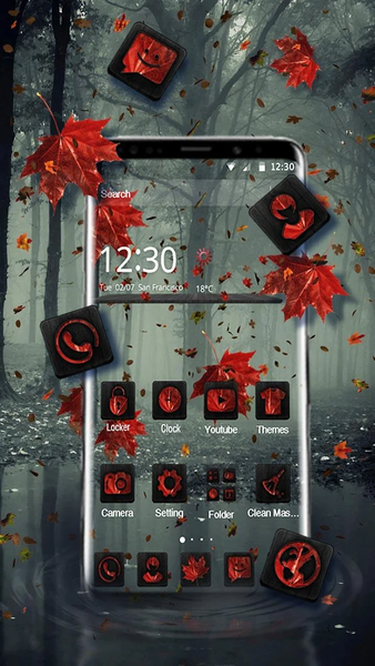 Parallax 3D amazing theme - Image screenshot of android app