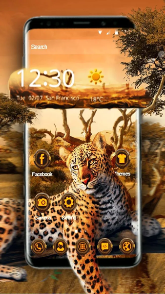 Parallax 3D amazing theme - Image screenshot of android app