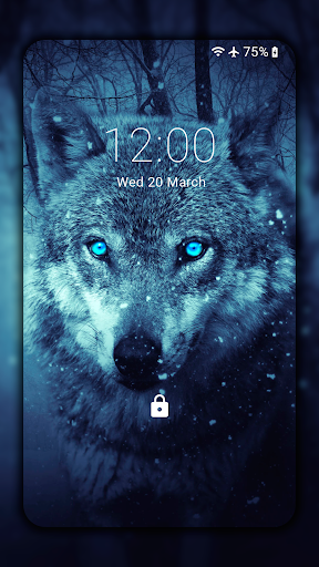 Wolf Wallpaper HD: Backgrounds - Image screenshot of android app