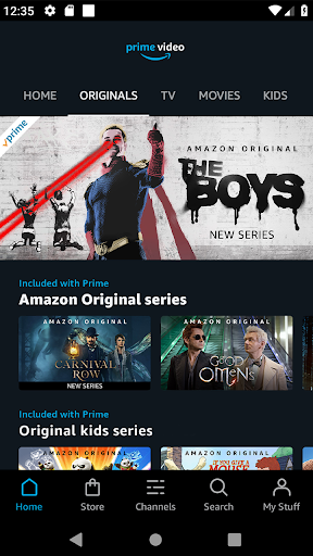 Amazon Prime Video - Image screenshot of android app