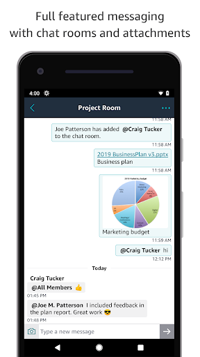 Amazon Chime - عکس برنامه موبایلی اندروید