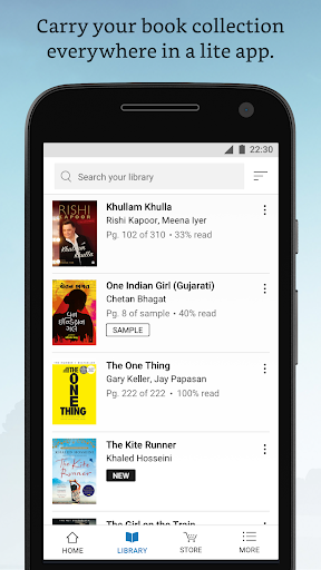 Amazon Kindle Lite – Read millions of eBooks - عکس برنامه موبایلی اندروید