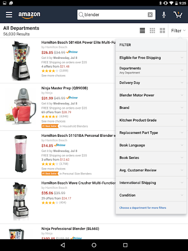 Amazon for Tablets - عکس برنامه موبایلی اندروید