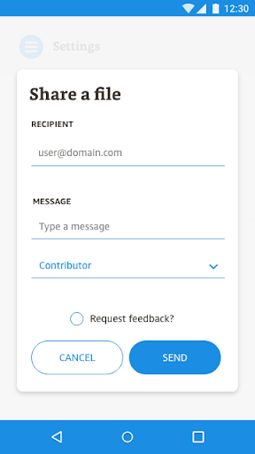 Amazon WorkDocs - Image screenshot of android app