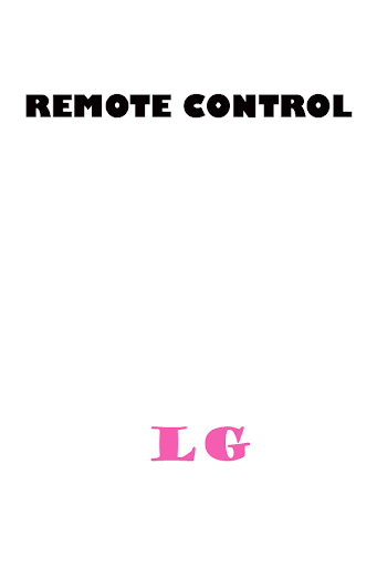 tv remote control for LG - Image screenshot of android app