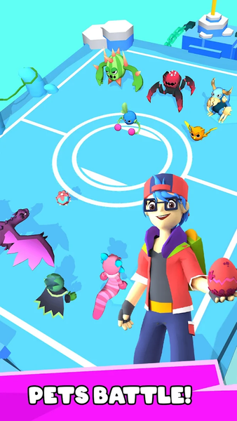 Monster Pocket: Run & Building - Gameplay image of android game