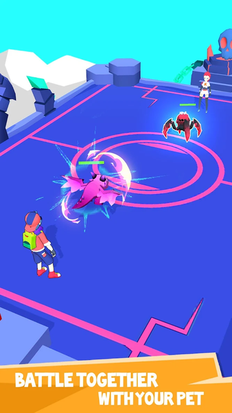 Monster Pocket: Run & Building - Gameplay image of android game