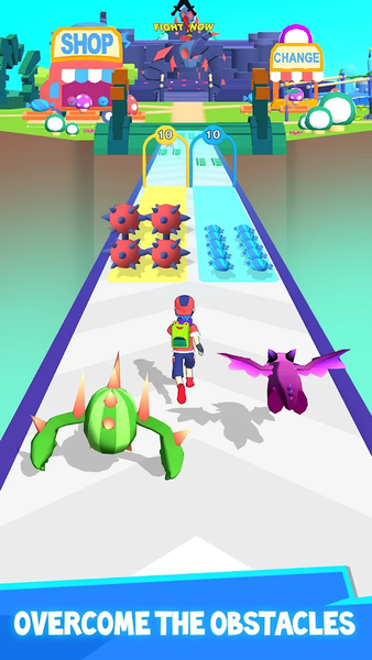 Monster Pocket: Run & Building - Gameplay image of android game