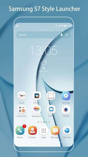 S7 Theme Galaxy Launcher for Samsung - Image screenshot of android app