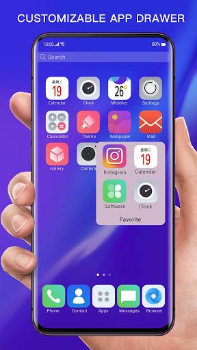 Launcher and Theme for OPPO FindX - Image screenshot of android app