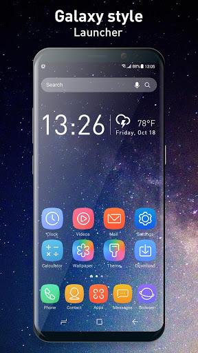 Galaxy launcher theme &wallpaper - Image screenshot of android app