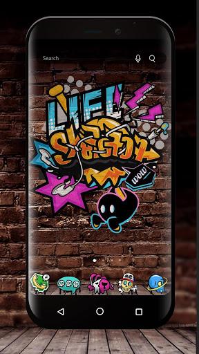 Graffiti launcher theme &wallpaper - Image screenshot of android app