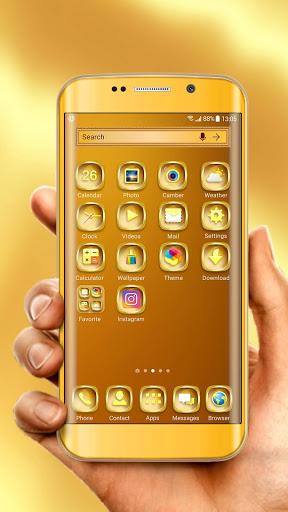 Launcher Golden New Year 2018 - Image screenshot of android app