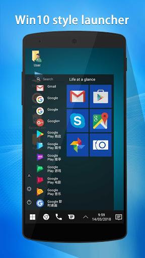 Win10 launcher theme &wallpaper - عکس برنامه موبایلی اندروید