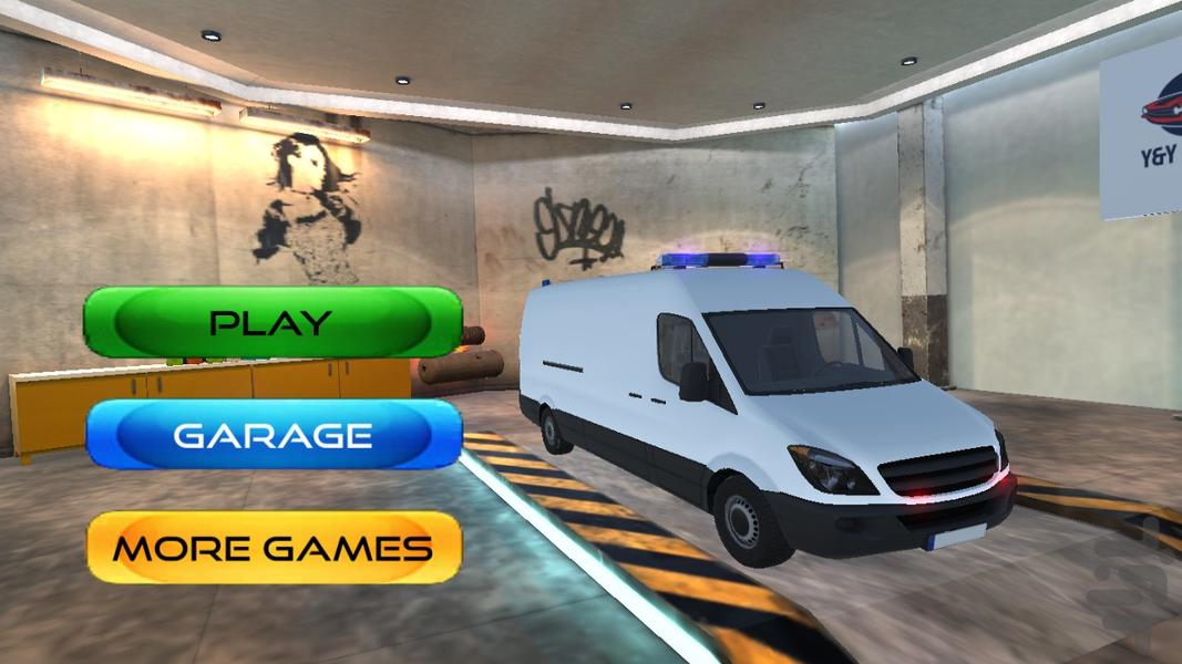 ماشین امبولانس ماشین بازی - Gameplay image of android game