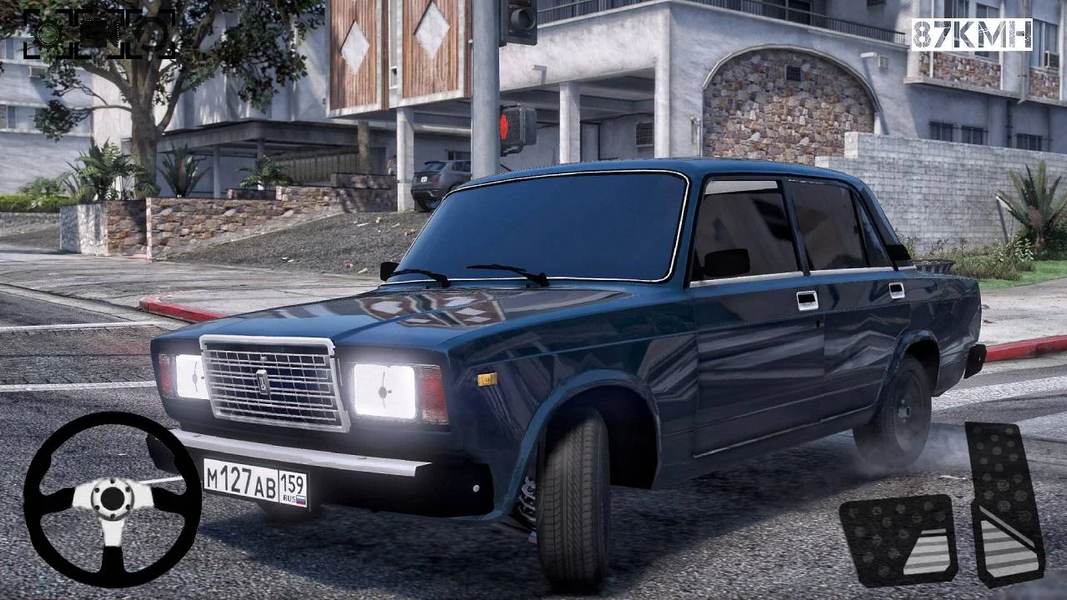 Simulator 2107 VAZ Driving - عکس بازی موبایلی اندروید