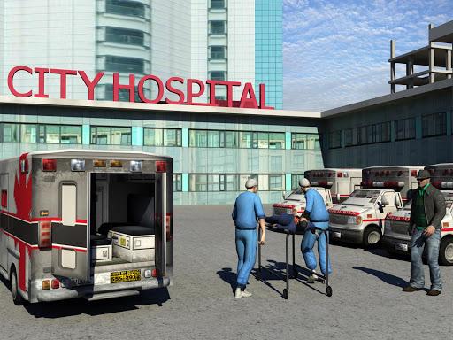 Ambulance Driver 3d Parking - Gameplay image of android game