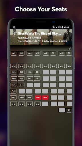 AMC Theatres: Movies & More - عکس برنامه موبایلی اندروید