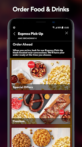 AMC Theatres: Movies & More - عکس برنامه موبایلی اندروید