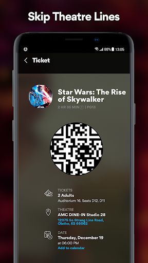 AMC Theatres: Movies & More - عکس برنامه موبایلی اندروید