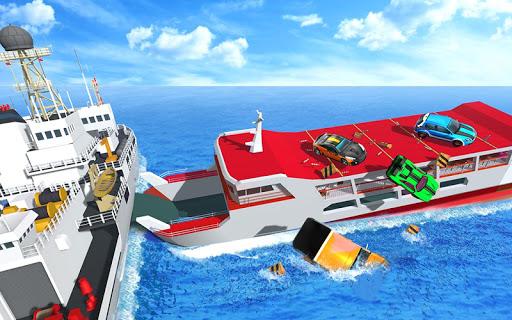 Car Park Ship Drive Simulator - Gameplay image of android game