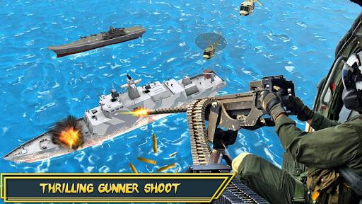 Gunship War : Helicopter Games - Gameplay image of android game