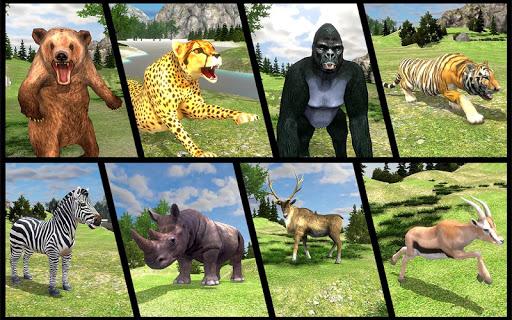 Real Jungle Animals Hunting - Gameplay image of android game