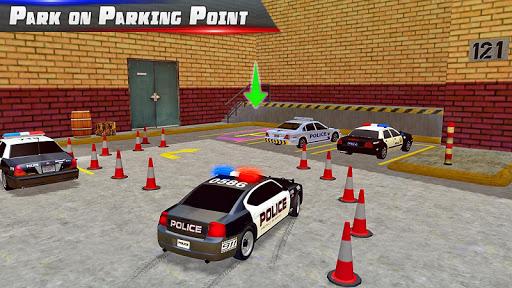 Police Car Park City Highway - Image screenshot of android app