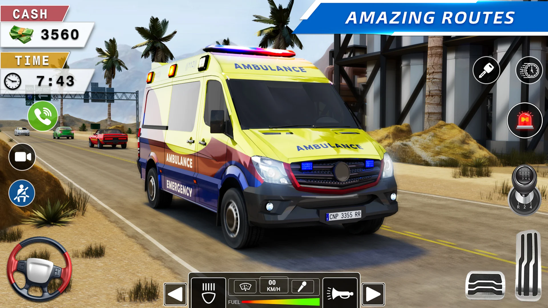 Rescue Ambulance Simulator ۳D - عکس بازی موبایلی اندروید