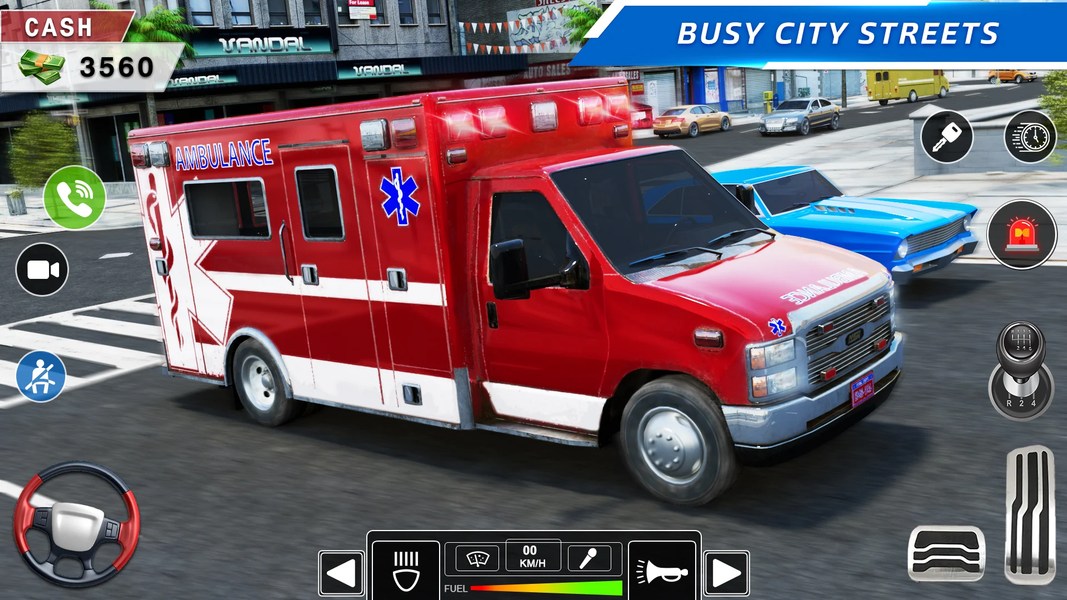 Rescue Ambulance Simulator ۳D - عکس بازی موبایلی اندروید