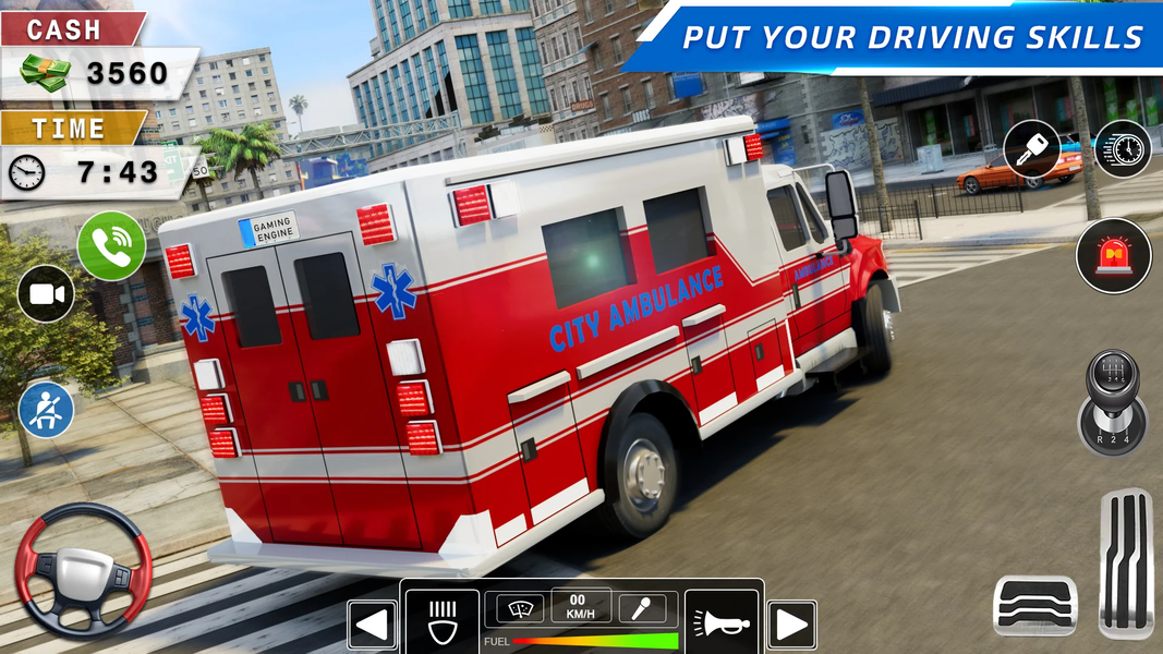 Rescue Ambulance Simulator ۳D - عکس بازی موبایلی اندروید