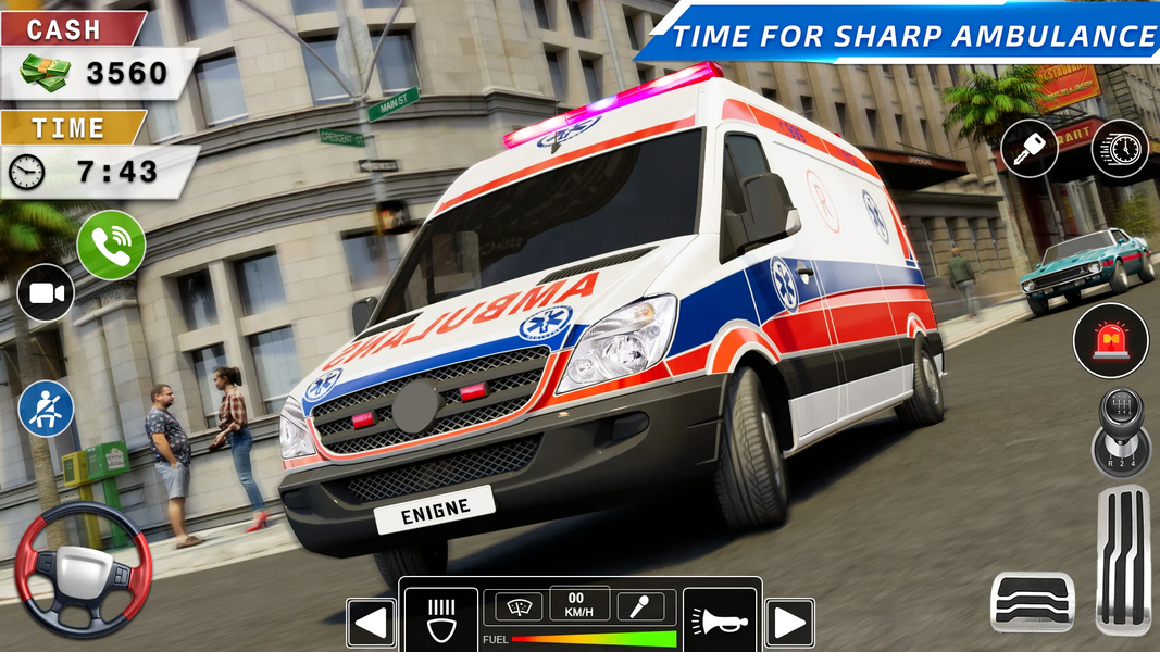 Rescue Ambulance Simulator ۳D - عکس بازی موبایلی اندروید