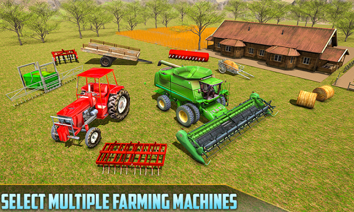 American Tractor Farming Game - Gameplay image of android game